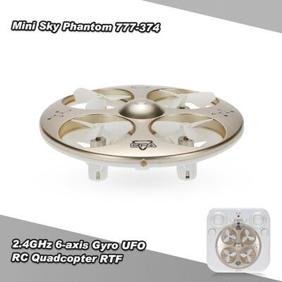 HappyCow 777-374 Mini Sky Phantom Nano 24GHz 4CH 6-axis Gyro RC Quadcopter 3D Flip Headless Mode UFO Drone RTF
HappyCow 777-374 Mini Sky Phantom Nano 24GHz 4CH 6-axis Gyro RC Quadcopter 3D Flip Headless Mode UFO Drone RTF