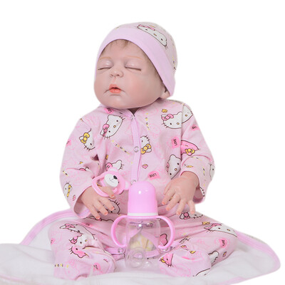 Lifelike Reborn Alive Girl Doll 23 57 cm Silicone Full Body Handmade Newborn Doll Baby Toy For Kid Birthday Gift Best Playmate