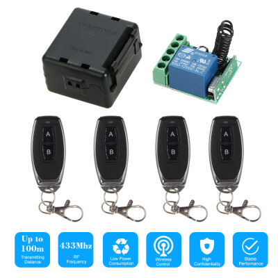 Smart Home 433Mhz DC 12V 1CH Wireless Remote Switch Relay Receiver Transmitter Universal Remote Control Switch Module&5PCS RF
Smart Home 433Mhz DC 12V 1CH Wireless Remote Switch Relay Receiver Transmitter Universal Remote Control Switch Module&5PCS RF