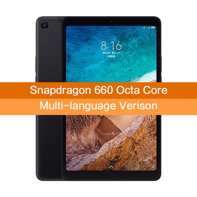 Original Xiaomi Mi Pad 4 PC Tablet 80" 1920x1200 FHD Tablets MIUI 10 Snapdragon 660 Octa Core Dual WiFi 13MP5MP Camera 60
Original Xiaomi Mi Pad 4 PC Tablet 80" 1920x1200 FHD Tablets MIUI 10 Snapdragon 660 Octa Core Dual WiFi 13MP5MP Camera 60
