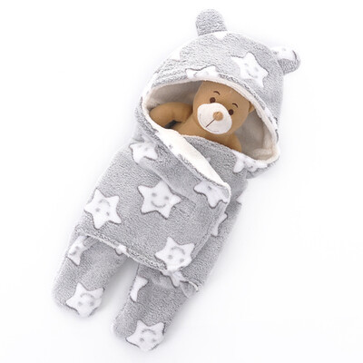 Baby Swaddle Wrap Soft Warm Coral Fleece Hooded Sleepsack Anti-kicking Sleeping Bag Stroller Blanket For 0-12 Months Baby Girl Boy
Baby Swaddle Wrap Soft Warm Coral Fleece Hooded Sleepsack Anti-kicking Sleeping Bag Stroller Blanket For 0-12 Months Baby Girl Boy