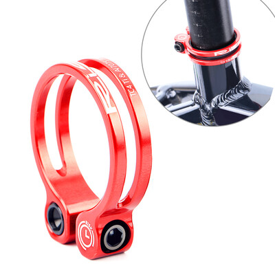 318349mm Bike Seatpost Clamp Aluminum Alloy MTB Mountain Road Bicycle Seatpost Seat Tube Clamp Clip with Titanium Bolt
318349mm Bike Seatpost Clamp Aluminum Alloy MTB Mountain Road Bicycle Seatpost Seat Tube Clamp Clip with Titanium Bolt