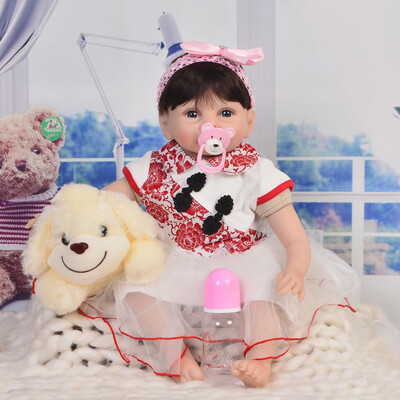22 Inch New Arrival Reborn Dolls Soft Vinyl China Style Lifelike Princess Girl Baby Doll For Kids Christmas Birthday Gift
22 Inch New Arrival Reborn Dolls Soft Vinyl China Style Lifelike Princess Girl Baby Doll For Kids Christmas Birthday Gift