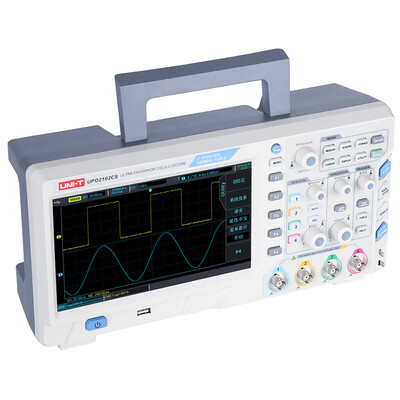 UNI-T UPO2102CS Super Phosphor Oscilloscopes 2 Channels Bandwidth 100 MHz Sample Rate 1GSas Record Length 32Mpts
UNI-T UPO2102CS Super Phosphor Oscilloscopes 2 Channels Bandwidth 100 MHz Sample Rate 1GSas Record Length 32Mpts