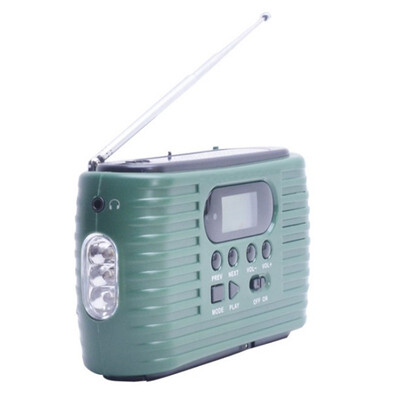 Portable AM FM Radio LED Light USB Phone Charger Solar Energy Hand Shake Lithium Battery Powered Outdoor power Bank With Speaker
Portable AM FM Radio LED Light USB Phone Charger Solar Energy Hand Shake Lithium Battery Powered Outdoor power Bank With Speaker
