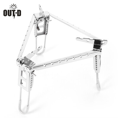 OUT - D Outdoor Cooking Camping Portable Folding Stainless Steel Triangle Bracket Foldable Stove Pot Stand
OUT - D Outdoor Cooking Camping Portable Folding Stainless Steel Triangle Bracket Foldable Stove Pot Stand