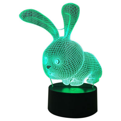 UpperX Lovely 3D Rabbit Shape Lamp LED Atmosphere Light Lamp with Switch Button Lamp as Children Holiday Gifts Baby Sleeping Light
UpperX Lovely 3D Rabbit Shape Lamp LED Atmosphere Light Lamp with Switch Button Lamp as Children Holiday Gifts Baby Sleeping Light