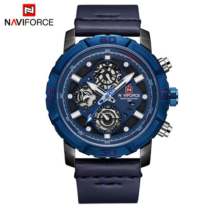 NAVIFORCE NF9139 Quartz Watches Luminous Man Leather Digital Analog Week Date Hour Display Waterproof Casual Wrist Watch with Gift
NAVIFORCE NF9139 Quartz Watches Luminous Man Leather Digital Analog Week Date Hour Display Waterproof Casual Wrist Watch with Gift