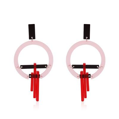 Fashion Acrylic Tassel Drop Earrings Geometric Round Circle Pendant Earrings for Women Charm Jewelry
Fashion Acrylic Tassel Drop Earrings Geometric Round Circle Pendant Earrings for Women Charm Jewelry