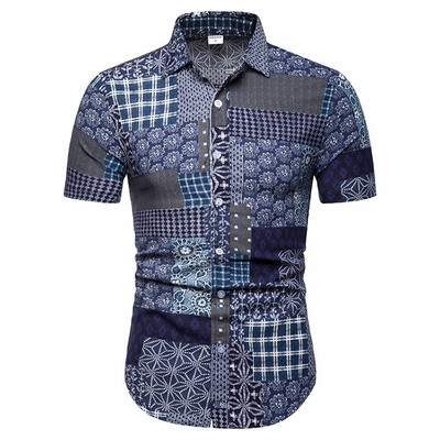 Foreign Trade New Spring&Summer National Style Mens Printed Body Repair Popular Short Sleeved Shirts TC11
Foreign Trade New Spring&Summer National Style Mens Printed Body Repair Popular Short Sleeved Shirts TC11