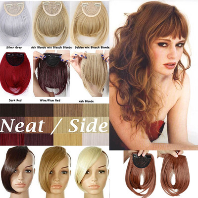 9" Bangs Clip in Hair Extensions Front Neat Bang Fringe One Piece Striaght Hairpiece Accessories Side bangs
9" Bangs Clip in Hair Extensions Front Neat Bang Fringe One Piece Striaght Hairpiece Accessories Side bangs