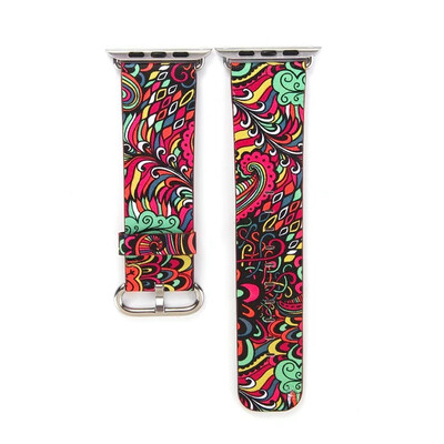 Chinese Style Leather Strap Watch Band 38mm40mm 42mm44mm Flower Prints Vintage Floral National Folk Pattern
Chinese Style Leather Strap Watch Band 38mm40mm 42mm44mm Flower Prints Vintage Floral National Folk Pattern