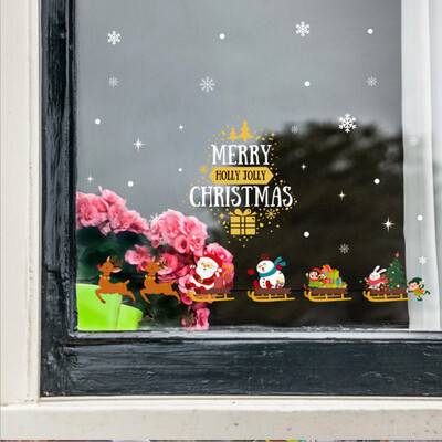 Winter Cartoon Water-Resistant Sticker Showcase Window Wall Christmas Children Sticker Home DIY Decoration
Winter Cartoon Water-Resistant Sticker Showcase Window Wall Christmas Children Sticker Home DIY Decoration