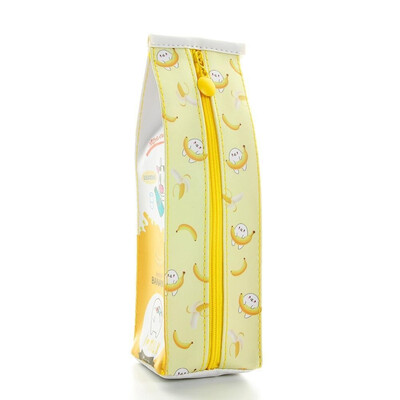 Pencil case simulation milk carton PU leather pencil case kawaii stationery storage organizer pouch pen bag
Pencil case simulation milk carton PU leather pencil case kawaii stationery storage organizer pouch pen bag