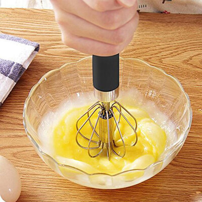 Cocktail shakers kitchen tool semi-automatic egg beater manual self turning stainless steel whisk hand mixer blender
Cocktail shakers kitchen tool semi-automatic egg beater manual self turning stainless steel whisk hand mixer blender
