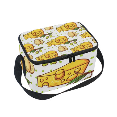 ALAZA Cheese Egg And Olive Lunch Box Insulated Lunch Bag Large Cooler Tote Bagfor Men Women
ALAZA Cheese Egg And Olive Lunch Box Insulated Lunch Bag Large Cooler Tote Bagfor Men Women
