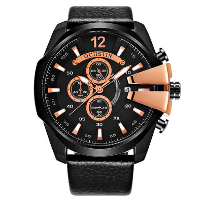OCHSTIN Men Watch Leather Strap Quartz Sport Wristwatch Calendar Fashion Casual 3ATM Waterproof Male Watches
OCHSTIN Men Watch Leather Strap Quartz Sport Wristwatch Calendar Fashion Casual 3ATM Waterproof Male Watches