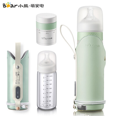 Bear Bear warm milk thermostat bottle baby insulated bottle set glass wide diameter newborn hot milk can carry TNQ-A02H1
Bear Bear warm milk thermostat bottle baby insulated bottle set glass wide diameter newborn hot milk can carry TNQ-A02H1