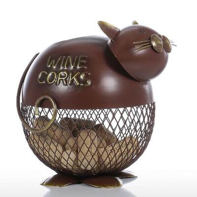 Tooarts Puffy Cat Wine Cork Container Home Decor Metal Sculpture Animal Craft Gift
Tooarts Puffy Cat Wine Cork Container Home Decor Metal Sculpture Animal Craft Gift