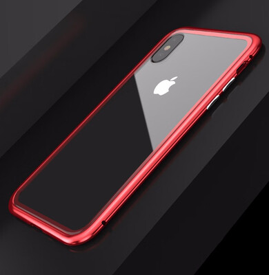 Magneto Phone Case For iPhone X MAX Magnet absorption shell Metal Bumper Anti-Scratch Tempered Glass Back Cover coqu
Magneto Phone Case For iPhone X MAX Magnet absorption shell Metal Bumper Anti-Scratch Tempered Glass Back Cover coqu