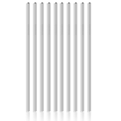 Useful Reusable 304 Stainless Steel Straw Milk Tea Silver Straws Party Drinking Accessories
Useful Reusable 304 Stainless Steel Straw Milk Tea Silver Straws Party Drinking Accessories