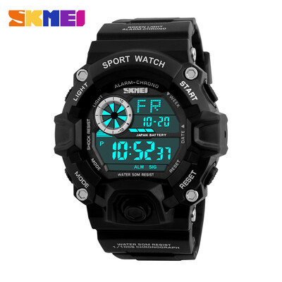 SKMEI Brand Digital LED 50M Water-Proof Men Military Sports Watches Fashion Man Electronic Outdoor Casual Wristwatch Alarm Backlig
SKMEI Brand Digital LED 50M Water-Proof Men Military Sports Watches Fashion Man Electronic Outdoor Casual Wristwatch Alarm Backlig