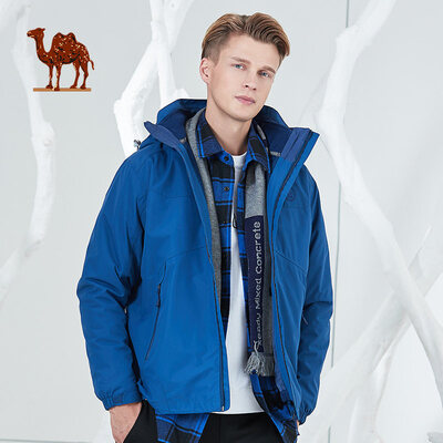Camel brand outdoor windproof warm multi-functional jacket mens three-in-one autumn&winter mountaineering jacket P8W245722 Pu blue
Camel brand outdoor windproof warm multi-functional jacket mens three-in-one autumn&winter mountaineering jacket P8W245722 Pu blue