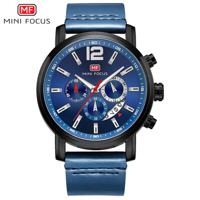 MINI FOCUS MF0086G Men Watch Quartz Leather Strap Simple Wristwatch Time Display Calendar Fashion Casual 3ATM Waterproof Luminous
MINI FOCUS MF0086G Men Watch Quartz Leather Strap Simple Wristwatch Time Display Calendar Fashion Casual 3ATM Waterproof Luminous