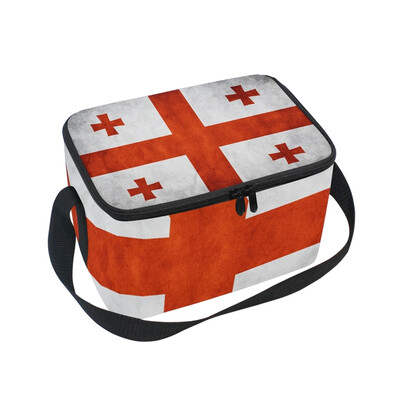 ALAZA Insulated Lunch Box Misc Flag Of Georgia Lunch Bag for Men Women Portable Tote Bag Cooler Bag
ALAZA Insulated Lunch Box Misc Flag Of Georgia Lunch Bag for Men Women Portable Tote Bag Cooler Bag
