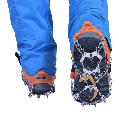 19 Crampons Antiskid Shoe Covers Outdoor Climbing Tooth Silicone Mountaineering Stainless Steel Chain Hobnail Ice Catch
19 Crampons Antiskid Shoe Covers Outdoor Climbing Tooth Silicone Mountaineering Stainless Steel Chain Hobnail Ice Catch