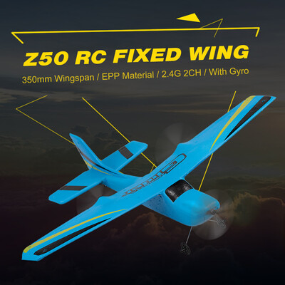Z50 24G 2CH Remote Control Glider 350mm Wingspan EPP Micro Indoor RC Airplane Aircraft with Gyro RTF
Z50 24G 2CH Remote Control Glider 350mm Wingspan EPP Micro Indoor RC Airplane Aircraft with Gyro RTF
