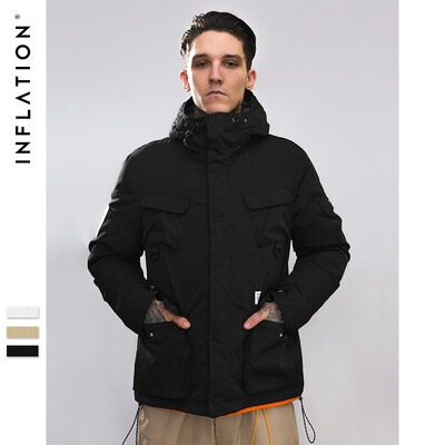 2018 winter new tide brand solid color multi-pocket thick warm down jacket long hooded jacket
2018 winter new tide brand solid color multi-pocket thick warm down jacket long hooded jacket