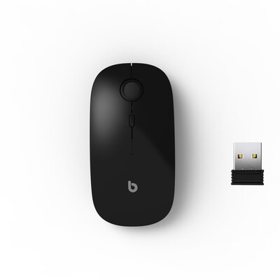 BM05 Wireless Mouse 24GHz Adjustable 1600DPI Ergonomic Design 4 Buttons Portable Mini Mouse for Mac Laptop PC Computer Business T
BM05 Wireless Mouse 24GHz Adjustable 1600DPI Ergonomic Design 4 Buttons Portable Mini Mouse for Mac Laptop PC Computer Business T