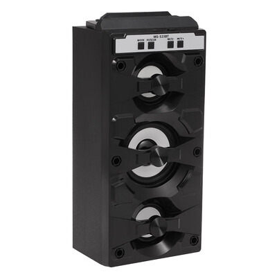 MS-523BT Wooden Bluetooth Speaker Colorful LED Lights Portable Handle 5W Subwoofer Speakers Support U-disk TF Card FM with Phone H
MS-523BT Wooden Bluetooth Speaker Colorful LED Lights Portable Handle 5W Subwoofer Speakers Support U-disk TF Card FM with Phone H