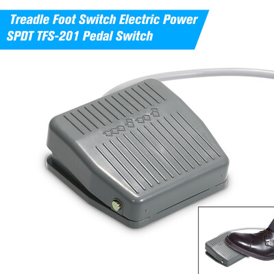 Treadle Foot Switch Electric Power SPDT TFS-201 Pedal Switch DC5-48V AC24-250V 10A Momentary Control NONC Latching Reset Switch
Treadle Foot Switch Electric Power SPDT TFS-201 Pedal Switch DC5-48V AC24-250V 10A Momentary Control NONC Latching Reset Switch