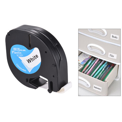 Labeling Tape 91204 Plastic Self-Adhesive Refills Black Print on Green 12 Inch 13 Feet 12mm 4m for DYMO LT-100H Label Maker
Labeling Tape 91204 Plastic Self-Adhesive Refills Black Print on Green 12 Inch 13 Feet 12mm 4m for DYMO LT-100H Label Maker