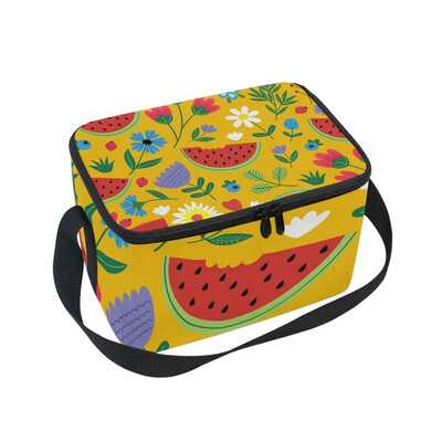 ALAZA Insulated Lunch Box Watermelon And Flowers Lunch Bag for Men Women Portable Tote Bag Cooler Bag
ALAZA Insulated Lunch Box Watermelon And Flowers Lunch Bag for Men Women Portable Tote Bag Cooler Bag