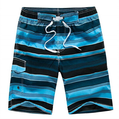 Mens Quick Dry Surf Casual Stripe Beachwear Board Shorts Swim Trunks with Mesh Lining L
Mens Quick Dry Surf Casual Stripe Beachwear Board Shorts Swim Trunks with Mesh Lining L