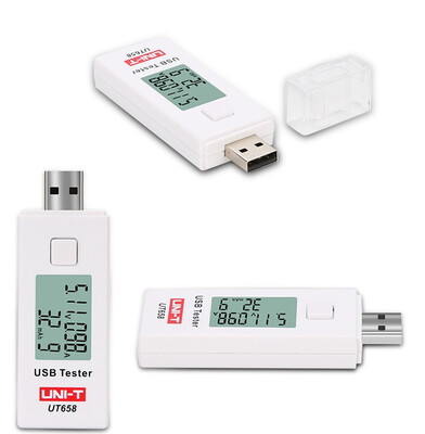 UNI-T UT658 UT658B USB Tester Voltmeter Ammeter Digital LCD Voltage Monitor Current Meter Capacity Tester 9V 3A With Backlight
UNI-T UT658 UT658B USB Tester Voltmeter Ammeter Digital LCD Voltage Monitor Current Meter Capacity Tester 9V 3A With Backlight