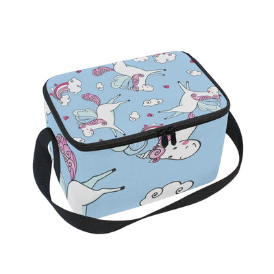 ALAZA Lunch Box Insulated Lunch Bag Large Cooler Tote Bag Unicorns And Rainbow for Men Women Girls Boys
ALAZA Lunch Box Insulated Lunch Bag Large Cooler Tote Bag Unicorns And Rainbow for Men Women Girls Boys