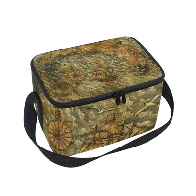 ALAZA Insulated Lunch Box Antique Map Lunch Bag for Men Women Portable Tote Bag Cooler Bag
ALAZA Insulated Lunch Box Antique Map Lunch Bag for Men Women Portable Tote Bag Cooler Bag
