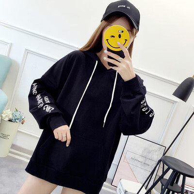 City Plus CityPLUS 2019 loose large size shirt thin section letter embroidery hooded pullover sweater female CWWY191216 black
City Plus CityPLUS 2019 loose large size shirt thin section letter embroidery hooded pullover sweater female CWWY191216 black