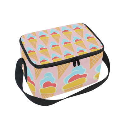 ALAZA Lunch Box Pink Pattern With Ice Creams Insulated Lunch Bag Large Cooler Tote Bagfor Men Women
ALAZA Lunch Box Pink Pattern With Ice Creams Insulated Lunch Bag Large Cooler Tote Bagfor Men Women