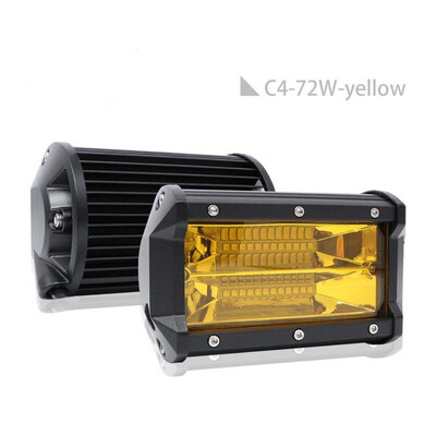 72WLED strip work light off-road vehicle modified bar light vehicle top light highlights 1pcs yellow light
72WLED strip work light off-road vehicle modified bar light vehicle top light highlights 1pcs yellow light