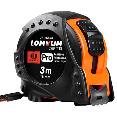 LOMVUM 3m classic all-inclusive tape locking steel tape measure measuring ruler double insurance button metric scale LY-3m1
LOMVUM 3m classic all-inclusive tape locking steel tape measure measuring ruler double insurance button metric scale LY-3m1