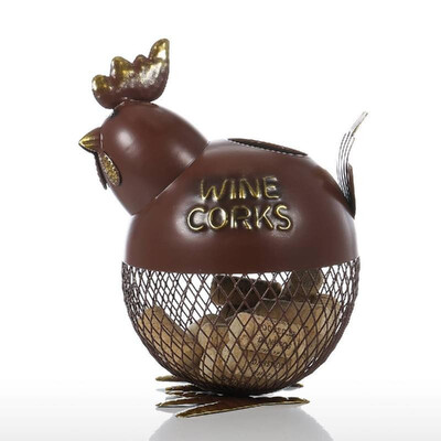 Tooarts Puffy Chicken Wine Cork Container Home Decor Metal Sculpture Animal Craft Gift
Tooarts Puffy Chicken Wine Cork Container Home Decor Metal Sculpture Animal Craft Gift