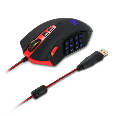 REDRAGON 24000DPI Adjustable USB Wired Gaming Mouse 18 Programmable Buttons 1 Profile Button 5 Programmable User Profiles Weight T
REDRAGON 24000DPI Adjustable USB Wired Gaming Mouse 18 Programmable Buttons 1 Profile Button 5 Programmable User Profiles Weight T