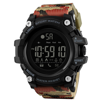 SKMEI 1385 Men Smart Watch Analog Digital Pedometer Calorie Fitness Tracker Watch Fashion Casual Sports Wristwatch 5ATM Waterproof
SKMEI 1385 Men Smart Watch Analog Digital Pedometer Calorie Fitness Tracker Watch Fashion Casual Sports Wristwatch 5ATM Waterproof