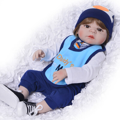 Silicone Full Body Reborn Dolls 23 Realistic Handmade Baby Dolls Boy Fashion Kids Toy Waterproof Boneca Model Birthday Gifts
Silicone Full Body Reborn Dolls 23 Realistic Handmade Baby Dolls Boy Fashion Kids Toy Waterproof Boneca Model Birthday Gifts
