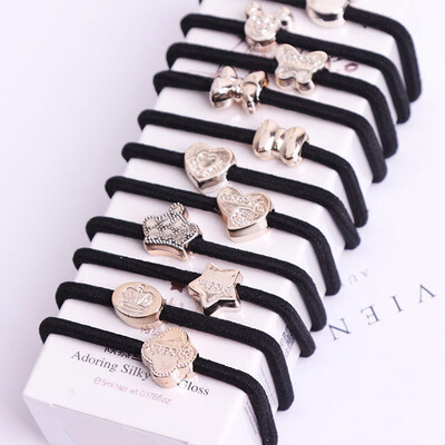 1PCS New Hair Accessories For Women Black Elastic Hair Rubber Bands Girls Lovely Hair Ropes Ponytail Holder
1PCS New Hair Accessories For Women Black Elastic Hair Rubber Bands Girls Lovely Hair Ropes Ponytail Holder